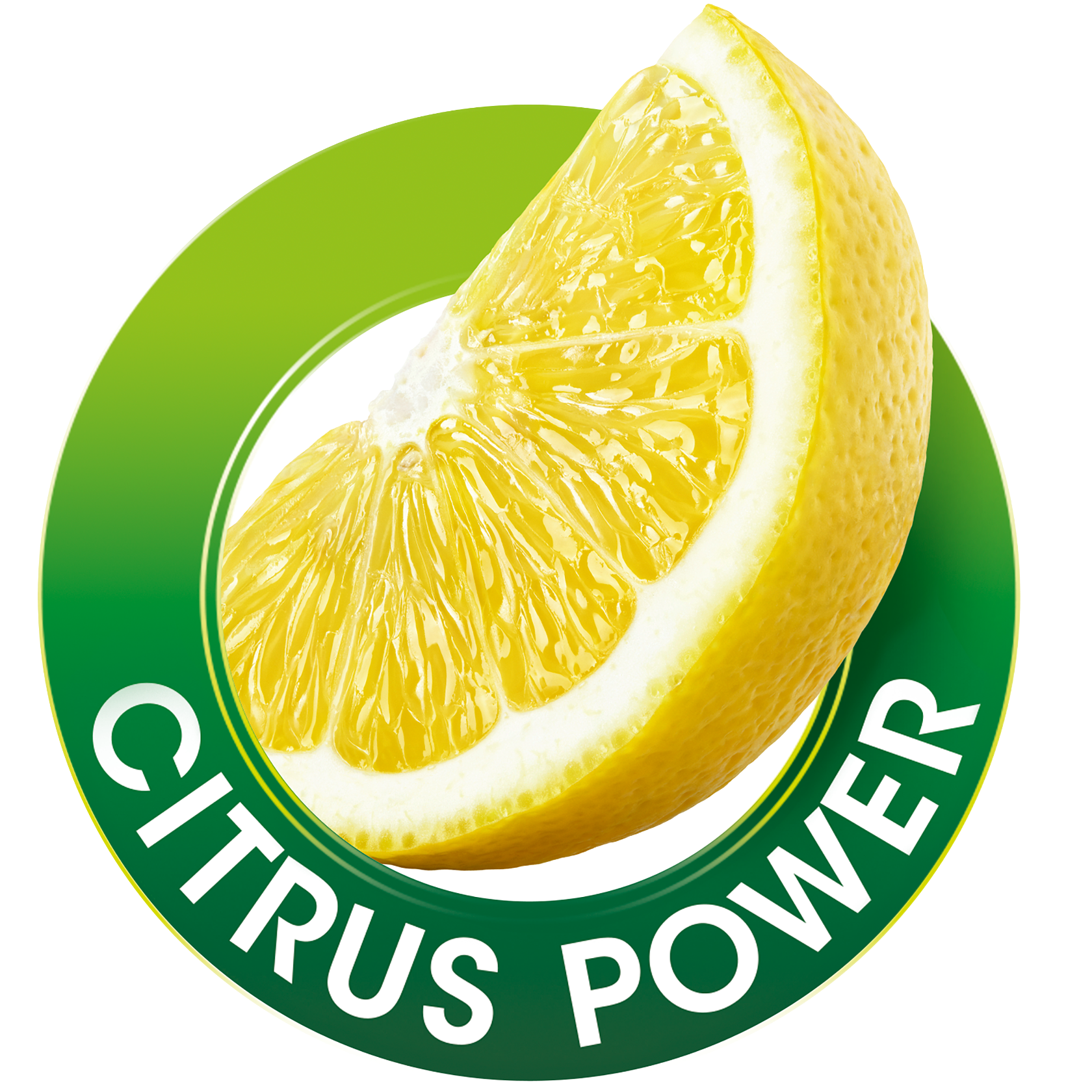 Zitronenscheibe als Symbol für Citrus Power