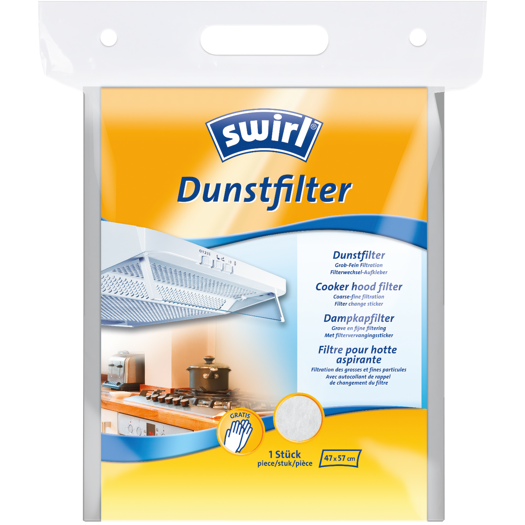 Swirl Dunstfilter Verpackung Vorderseite