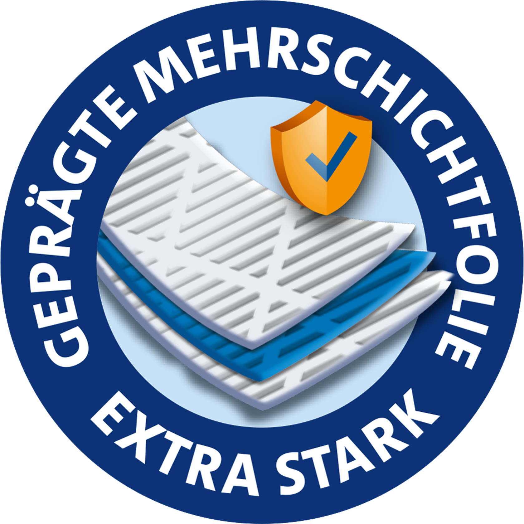 ICON: geprägte Mehrschichtfolie - extra stark