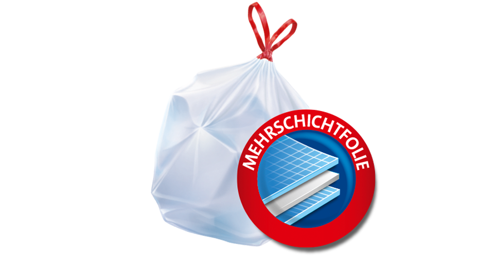Zugband-Müllbeutel Zugband-Müllbeutel