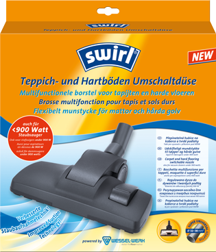 Swirl® Teppich- und Hartböden Umschaltdüse Swirl® Teppich- und Hartböden Umschaltdüse