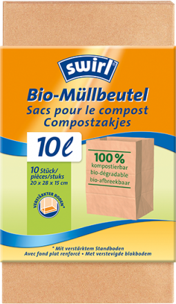 Bio-Müll-Papierbeutel 100% kompostierbar Bio-Müll-Papierbeutel 100% kompostierbar