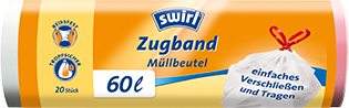Zugband-Müllbeutel Zugband-Müllbeutel