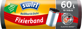 Fixierband-Müllbeutel Fixierband-Müllbeutel